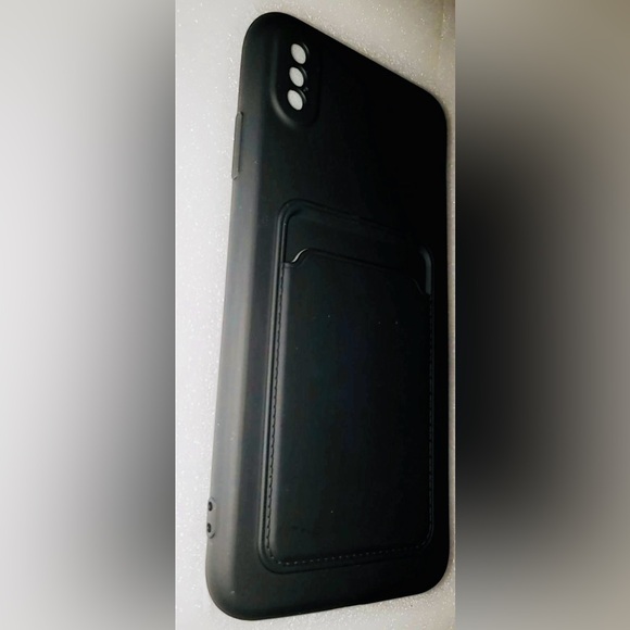 iPhone XS Silicone Case with Wallet | Black | NIP - Picture 5 of 7